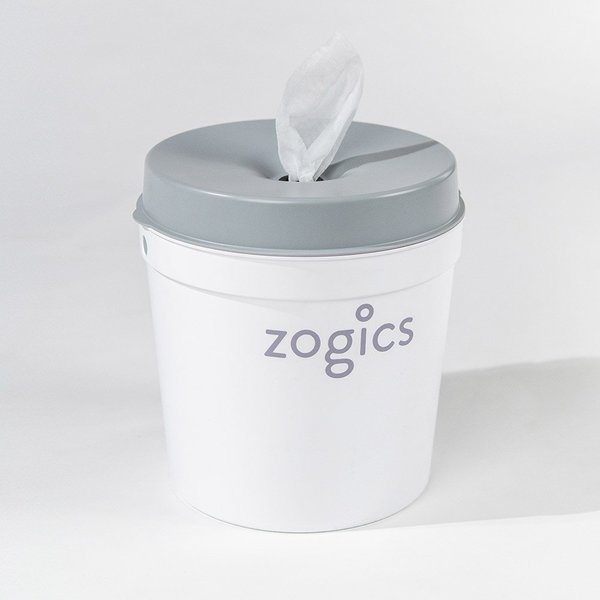 Zogics Versatile Wipes Dispenser, Wall Mount or Tabletop Wipes Dispenser Z450B